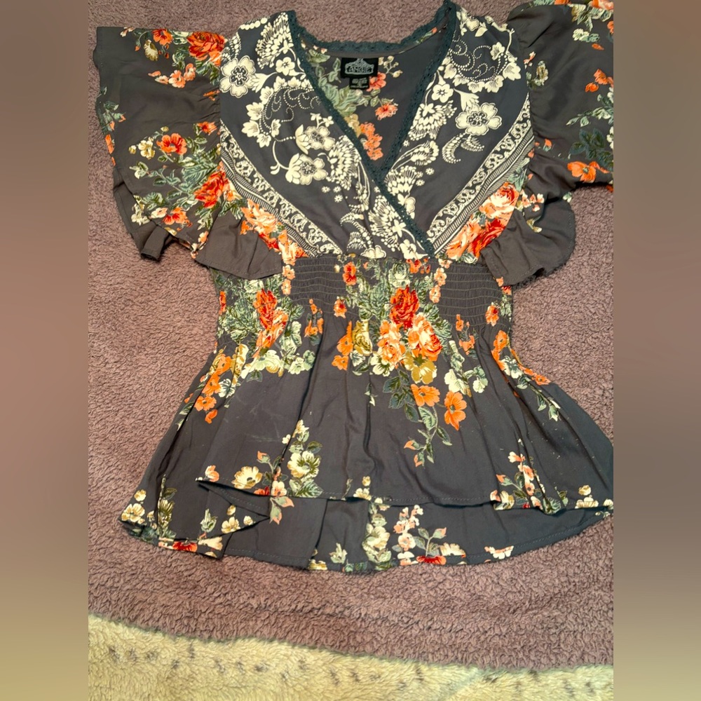 Boho Floral top